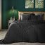 Luxus fekete dekoratív ágytakaró