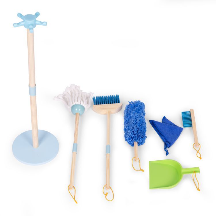 Kinderputzset - Holzset mit 7 Zubehörteilen