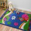 Kvalitní dětský koberec v modré barvě
