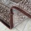 Hnedý vzorovaný koberec vo vintage štýle do obývačky