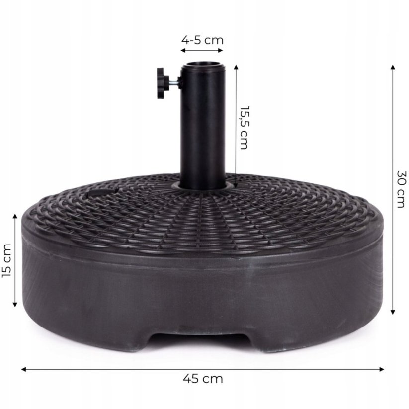 Podstavec k slnečníku okrúhly 22 kg