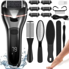 Elektrische Fußfeile SOULIMA + Zubehör