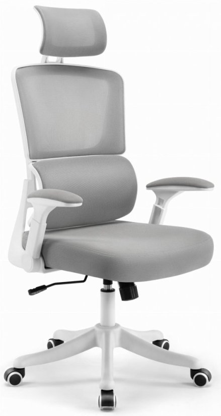 Herné kreslo HC-1011 Gray Mesh
