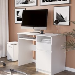 Moderní psací stůl se skříňkou 90x50 cm - různá barevná provedení