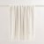 Moderne cremefarbene Boucle-Decke 125 x 150 cm