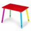 Комплект детски мебели дървена маса + 2 цветни стола