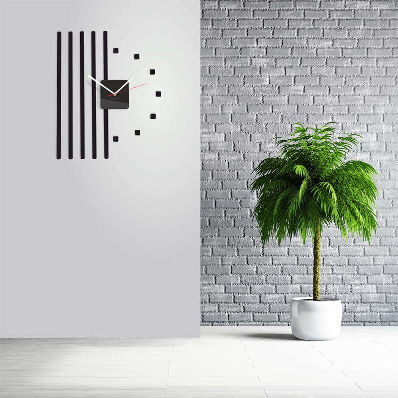 Nalepovacie nástenné hodiny do obývačky