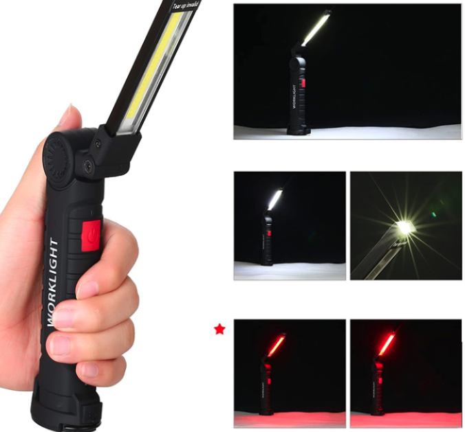 LED COB pracovná lampa dielenská lampa