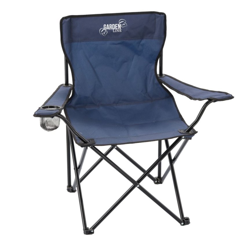 Turista összecsukható szék kék
