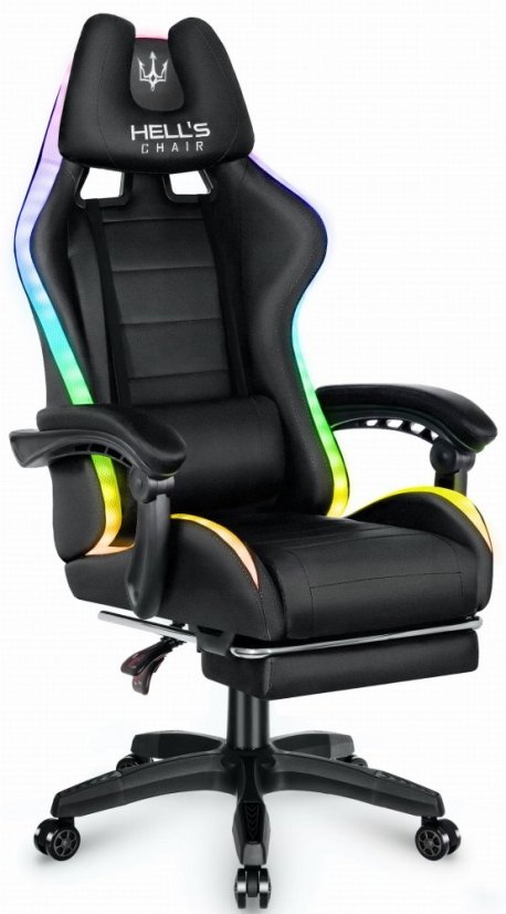 Gaming-Stuhl HC-1039 LED RGB Black
