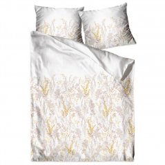 Bombažno posteljno perilo premium z rastlinskim motivom