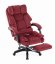 Scaun de birou ergonomic HC-1031 cu suport pentru picioare – culoare burgund