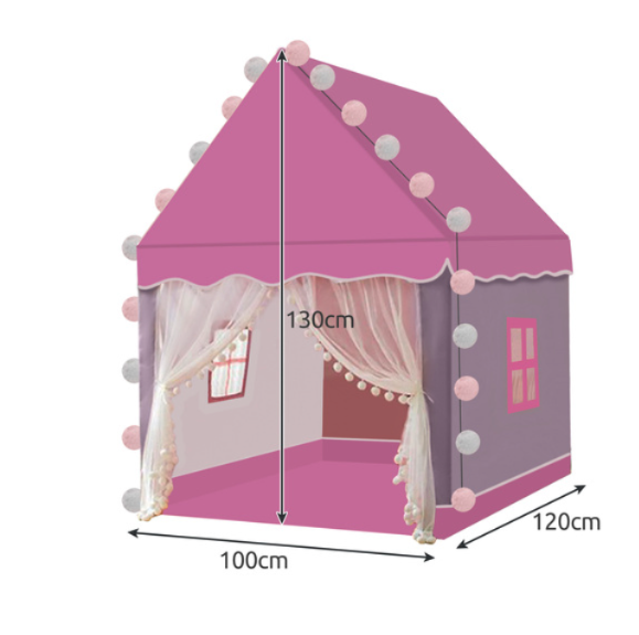 Varázslatos gyermek sátor, ház LED fényekkel