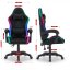 Gaming-Stuhl HC-1000 Schwarz LED RGB Stoff Gaming-Stuhl HC-1000 Schwarz LED RGB Stoff