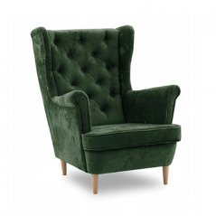 Зелен фотьойл в стил GLAMOUR