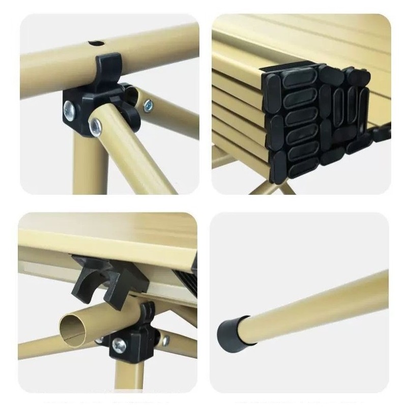 Skladací kempingový stôl 95 x 56 x 50 cm s obalom