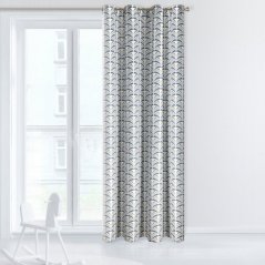 Модерна декоративна завеса с геометричен модел 140 x 250 cm
