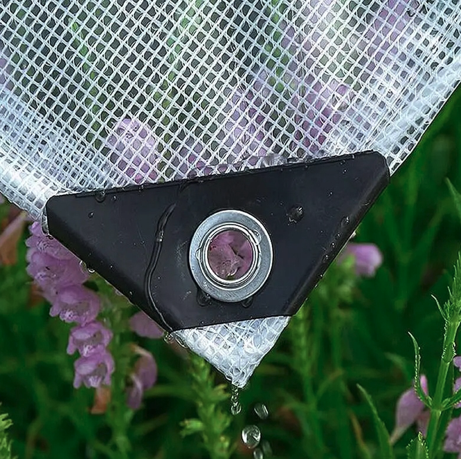 Prelata transparentă 100 GSM, protecție UV 3 %