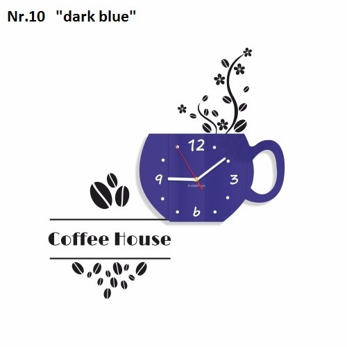 Dekoratív konyhai óra Coffee House