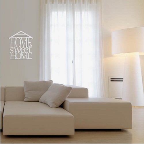 Home sweet home dekoračný nápis na stenu