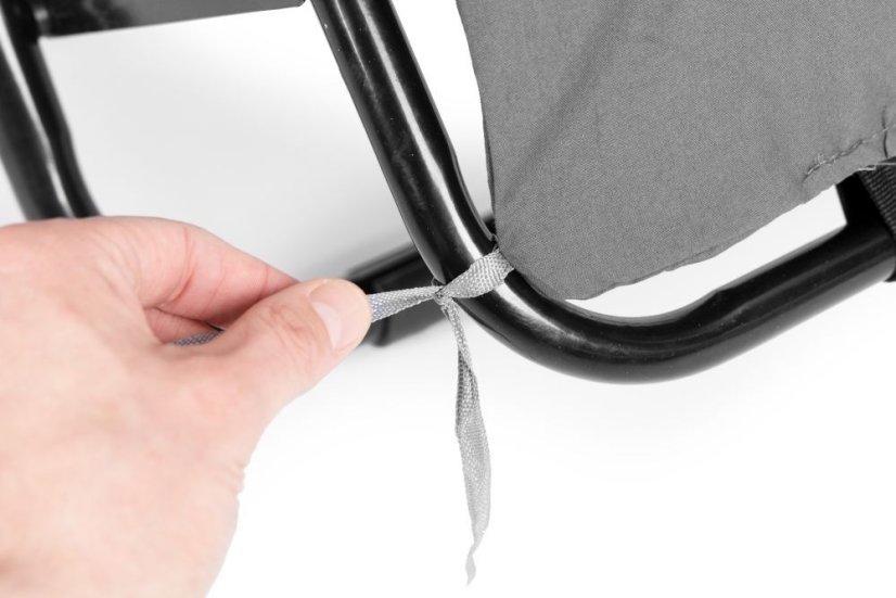 Sivý vankúš na záhradné lehátko 160 cm