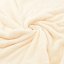 Hřejivé deky krémové barvy 150 x 200 cm