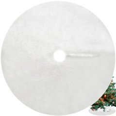 Chlpatý koberec pod vianočný stromček 90 cm