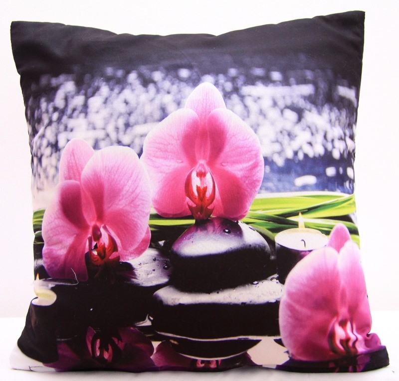 Dekorační povlaku na polštář s motivem orchideje