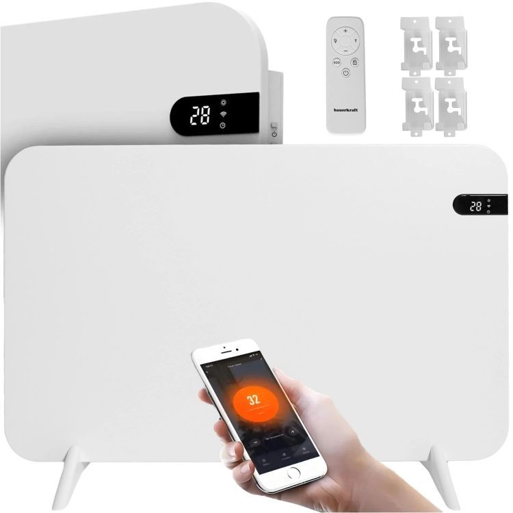 Infračervený vykurovací panel 450 W s WiFi, termostatom a diaľkovým ovládaním