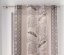 Weicher und luftiger Vorhang mit Blattmotiv 140 x 240 cm