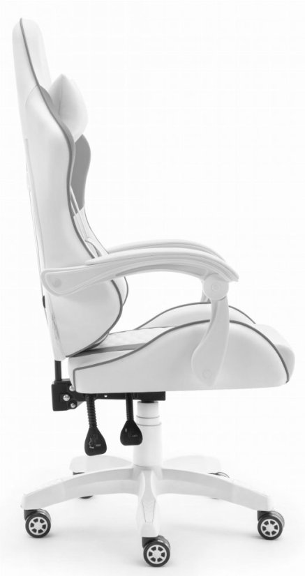 Herné kreslo HC-1000 Gray-White látkové