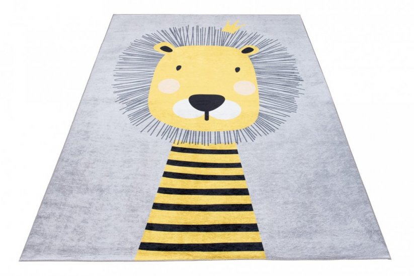 Детски килим със симпатичен мотив на лъвче