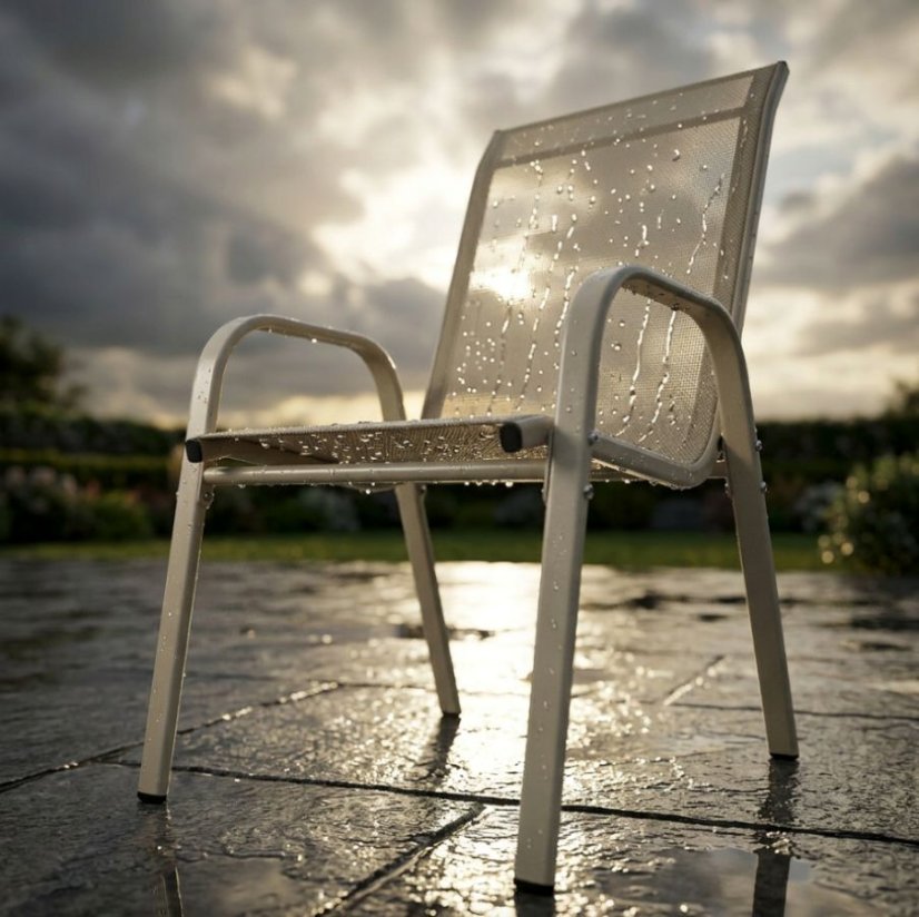 Set de 2 scaune de grădină – scaune confortabile și practice pentru balcon și terasă