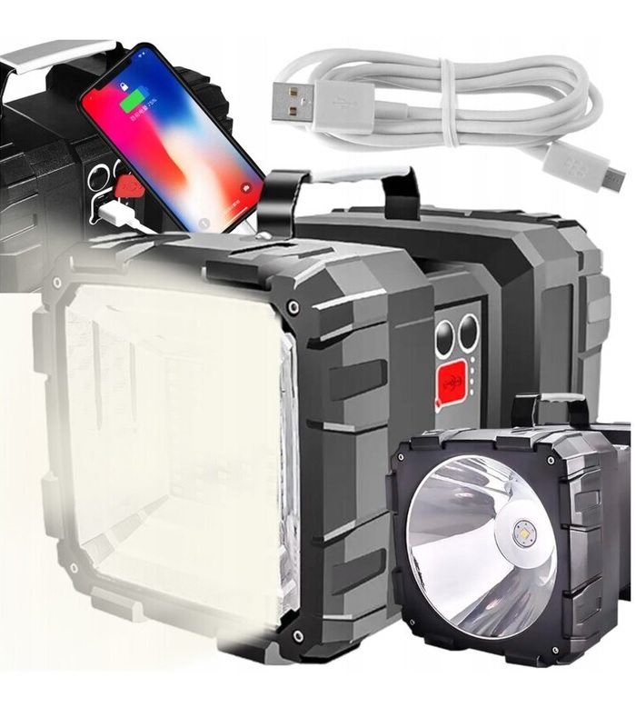 Outdoorová baterka s funkciou powerbanky