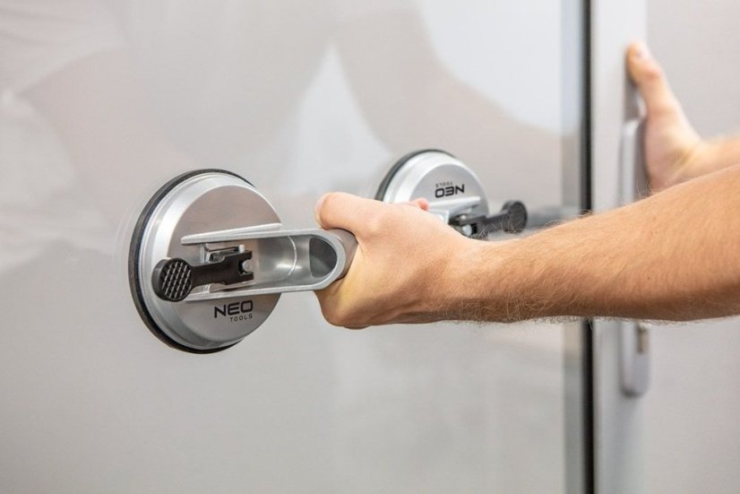 Doppelsauger für Glas NEO TOOLS - 100 kg - Aluminium