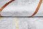 Sivi trendi tepih s jednostavnim zlatnim uzorkom - Veličina: Širina: 140 cm | Duljina: 200 cm