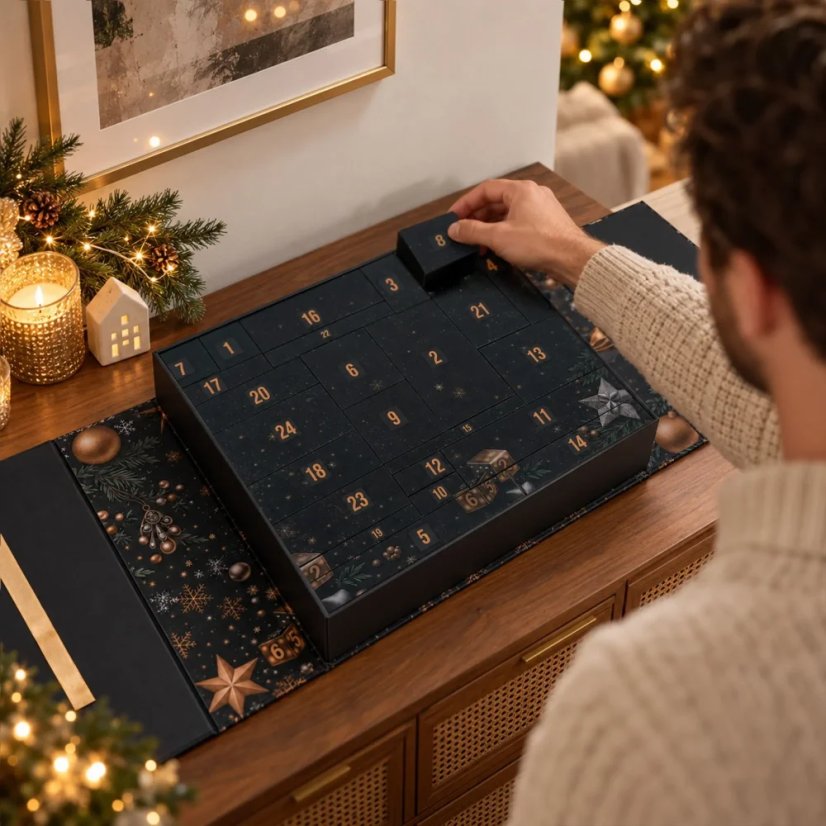 Adventní kalendář pro muže s 24 dárky a překvapeními