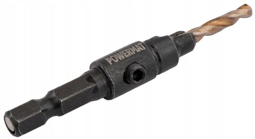 Комплект от 4 свредла за дърво за предварително пробиване и потапяне на винтове