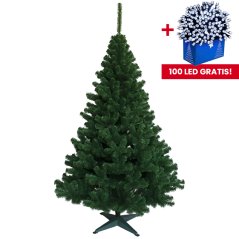 Umelý vianočný stromček jedľa s hustými vetvičkami 220 cm