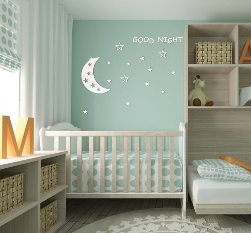 Oglindă pentru copii de perete Good night