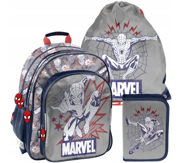 SPIDERMAN set școlar pentru băieți - 3 piese
