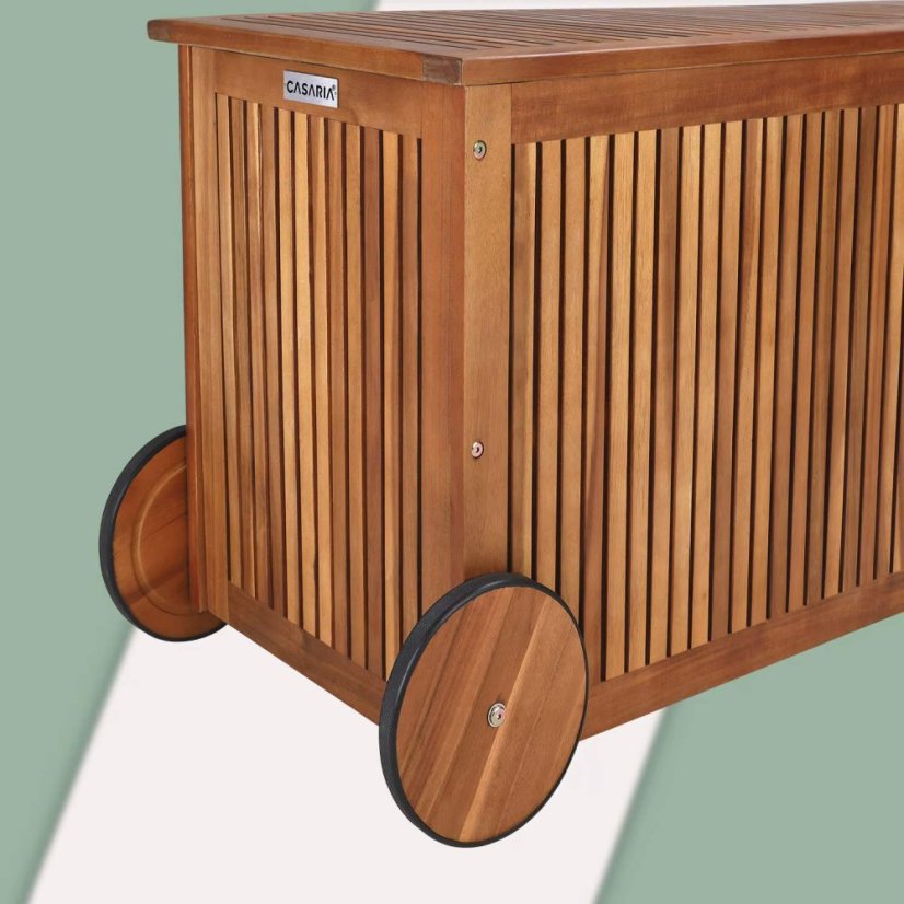 Box da giardino in legno di acacia 350 l