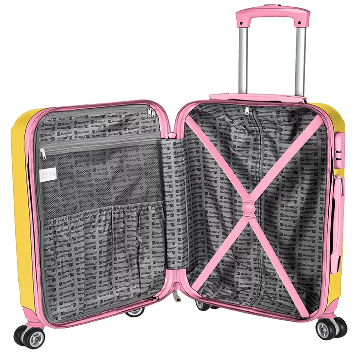Cestovní kufr pro dívky o rozměrech 55 x 34 x 21 cm