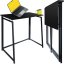 Klappbarer Arbeitstisch im Loft-Stil 80 x 45 cm