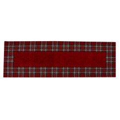 Față de masă de Crăciun burgund, 40x130 cm