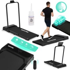 WALKING PAD MOVEPRO sétára és kocogásra alkalmas futópad, 1–10 km/h, korlátokkal