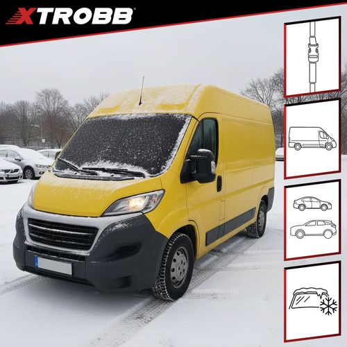 Cerada za vjetrobransko staklo otporna na smrzavanje XXL 200 x 100 cm