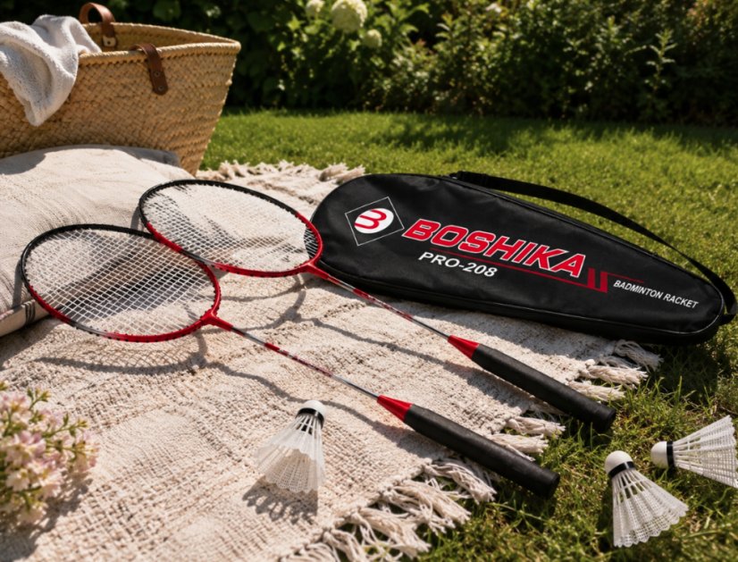 Súprava na badminton – 2 rakety, 3 košíky a obal