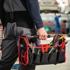 Szerszámtáska 42 cm - 21 zseb, vállpánt