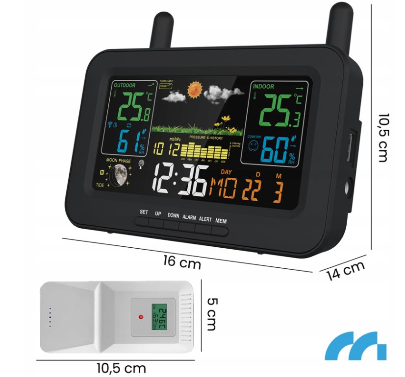 MalTec Daily1000M Funkwetterstation